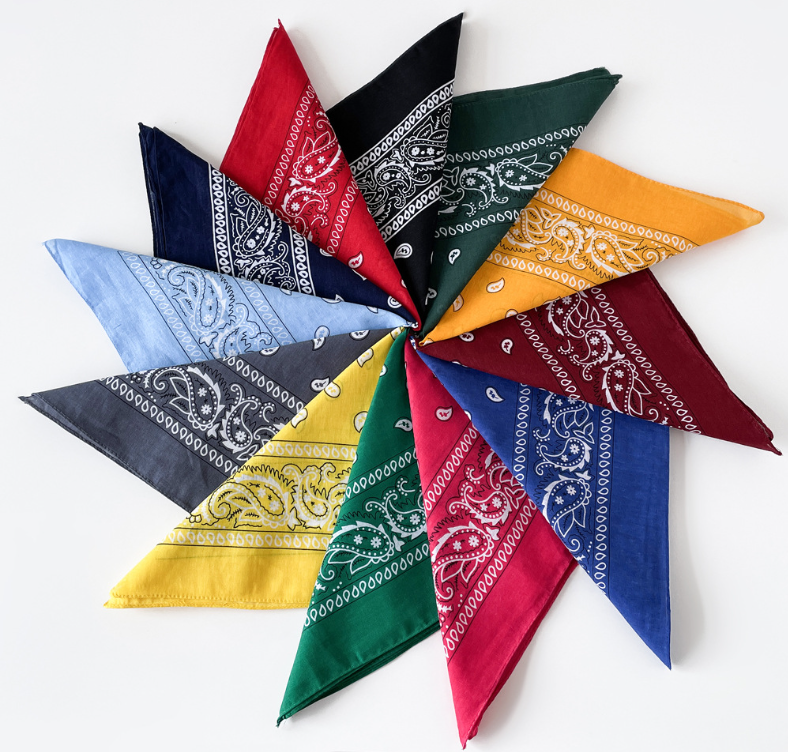 europäisch und amerikanisch HipHop Seidentuch für Damen 50cm Baumwolle Leinen Klein Quadrat Schal Neuer Stil Nische Persönlichkeit Cashew Print Kopftuch Taille Schal