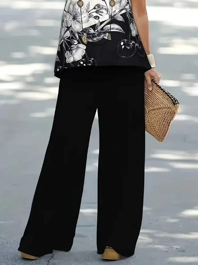 Damen Geblümt Print Zweiteiliges Set Täglich Ärmellos Lässig Sommer Mehrteiliges Set Matching Set