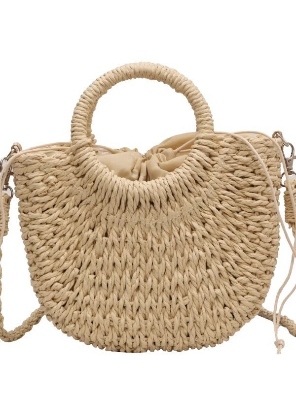 Gewebe Tasche GROSSE KAPAZITÄT Stroh Tasche Neuer Stil Feuer Gewebe Urlaub Stil Strand Vielseitig Schulter Bote Tasche