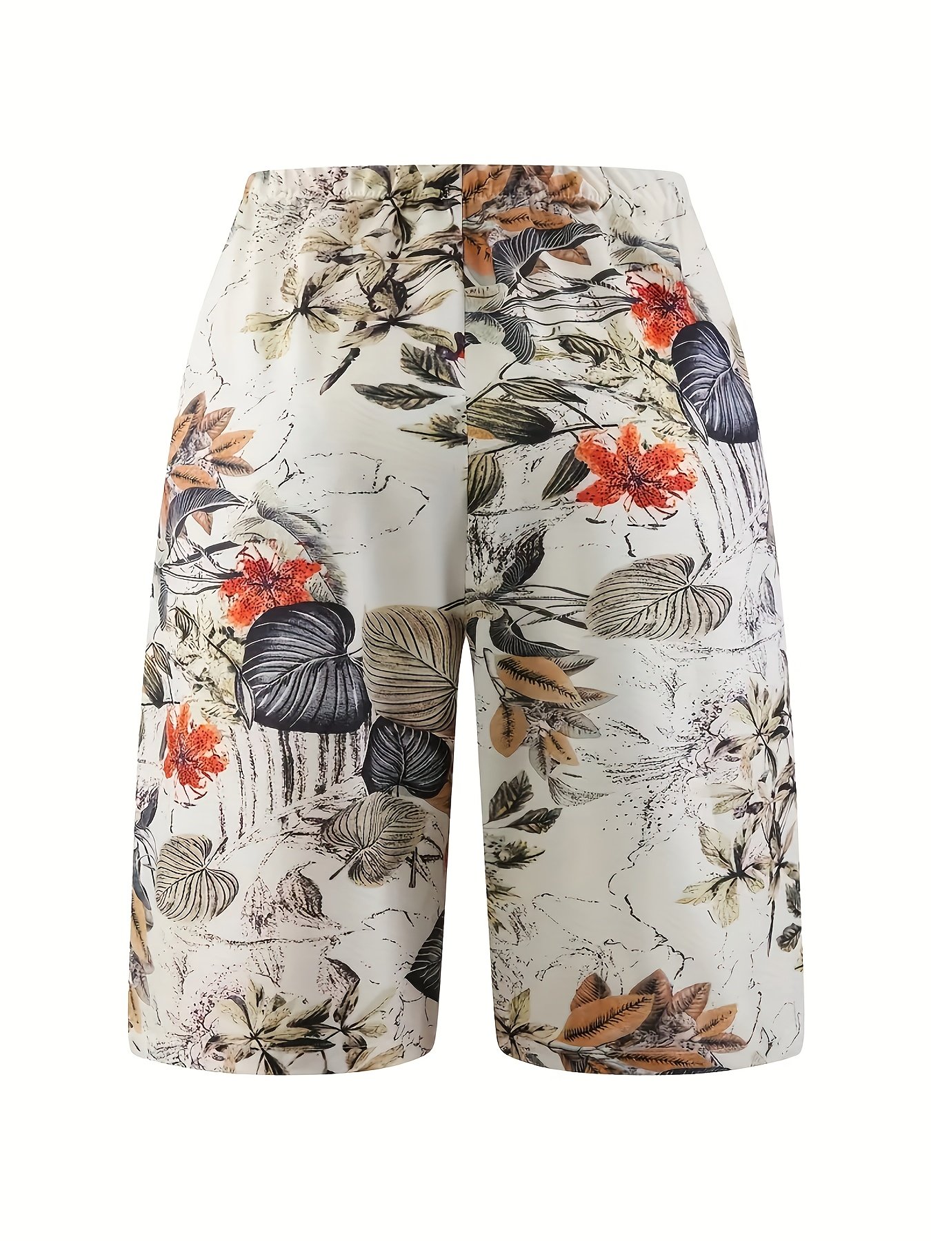 Damen Geblümt Fünfte Hose Hose Lässig Sommer Hose