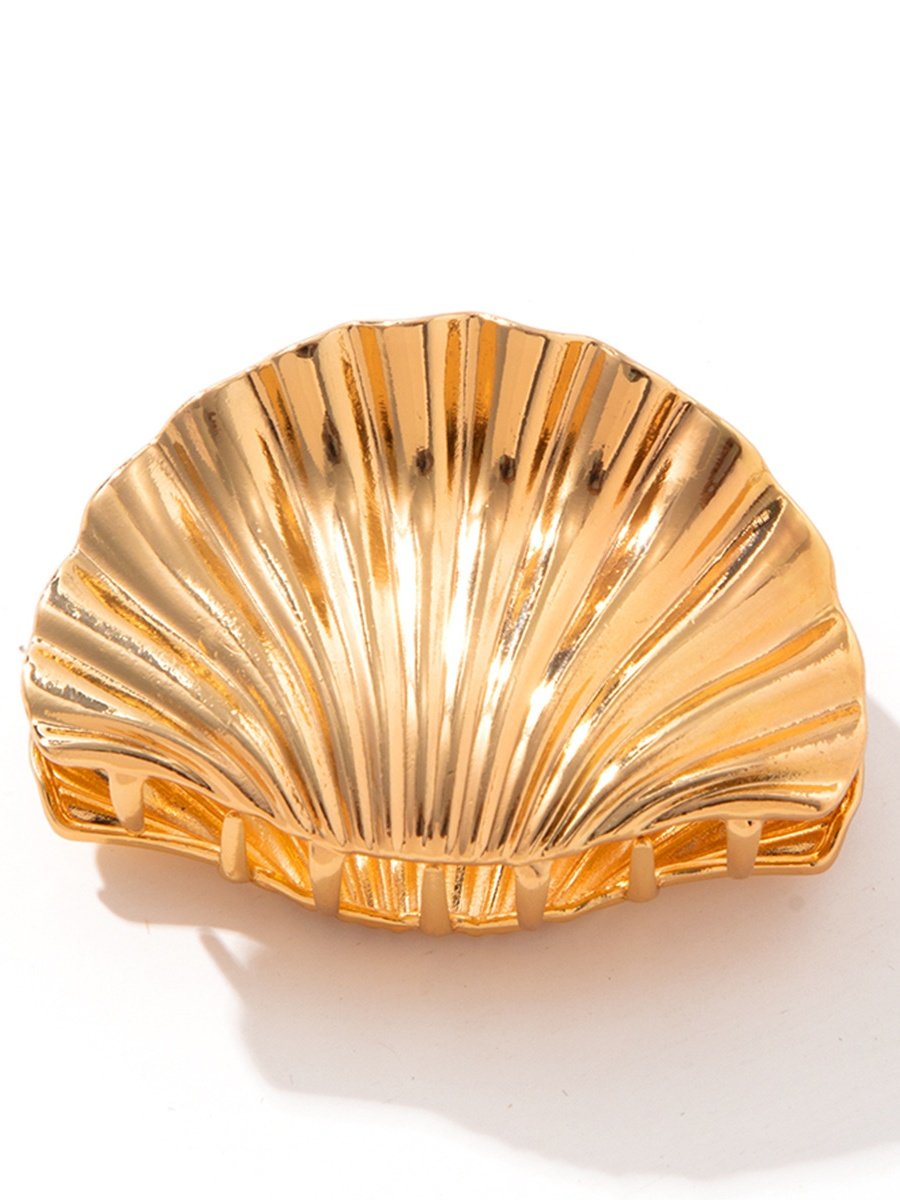 echt Golden Galvanisiert Kopfschmuck Groß Oberstoff Haarnadel Nische Design Legierung Clip hochwertig Clip