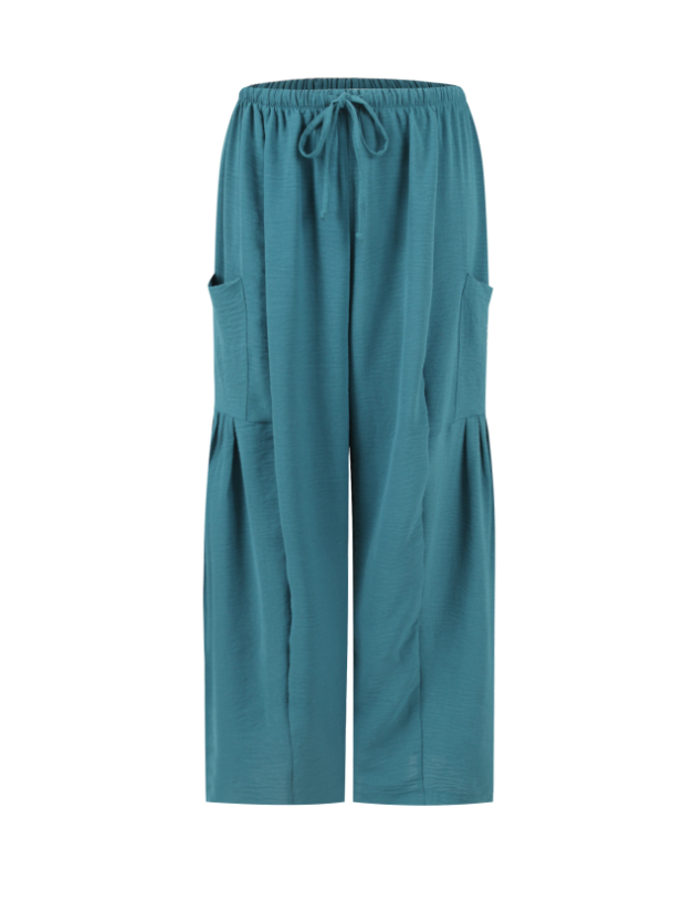 Damen Unifarben Lang Elastische Taille Hose Lässig Frühling/Herbst Hose