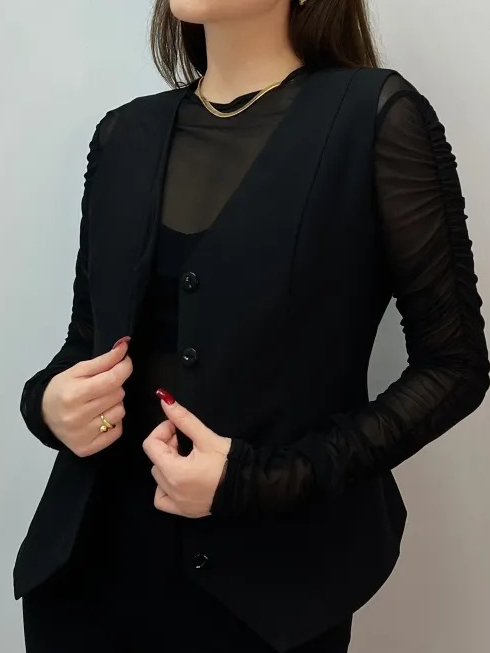 Damen Ärmellos Tanktop Oberteile Leibchen Sommer Unifarben Schnalle V-Ausschnitt Täglich Einfach Oberteile