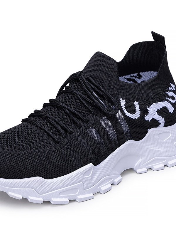 Neu grenzüberschreitend Schuhe für Damen Atmungsaktiv Fliegend Gewebe Sport Schuhe Retro Koreanisch Lässig Sport Schuhe