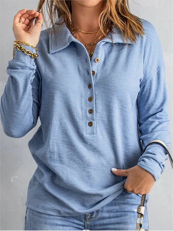 Damen Unifarben Stehkragen Nahtverarbeitung Retro Frühling/Herbst Langarm Sweatshirt