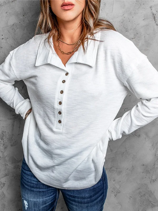 Damen Unifarben Stehkragen Nahtverarbeitung Retro Frühling/Herbst Langarm Sweatshirt