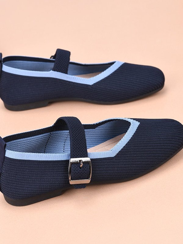Heiß Verkauf Damen Atmungsaktiv Mesh Fliegend Gewebe Quadratisch Lässig Atmungsaktiv Licht Textil Futter Flach Schuhe