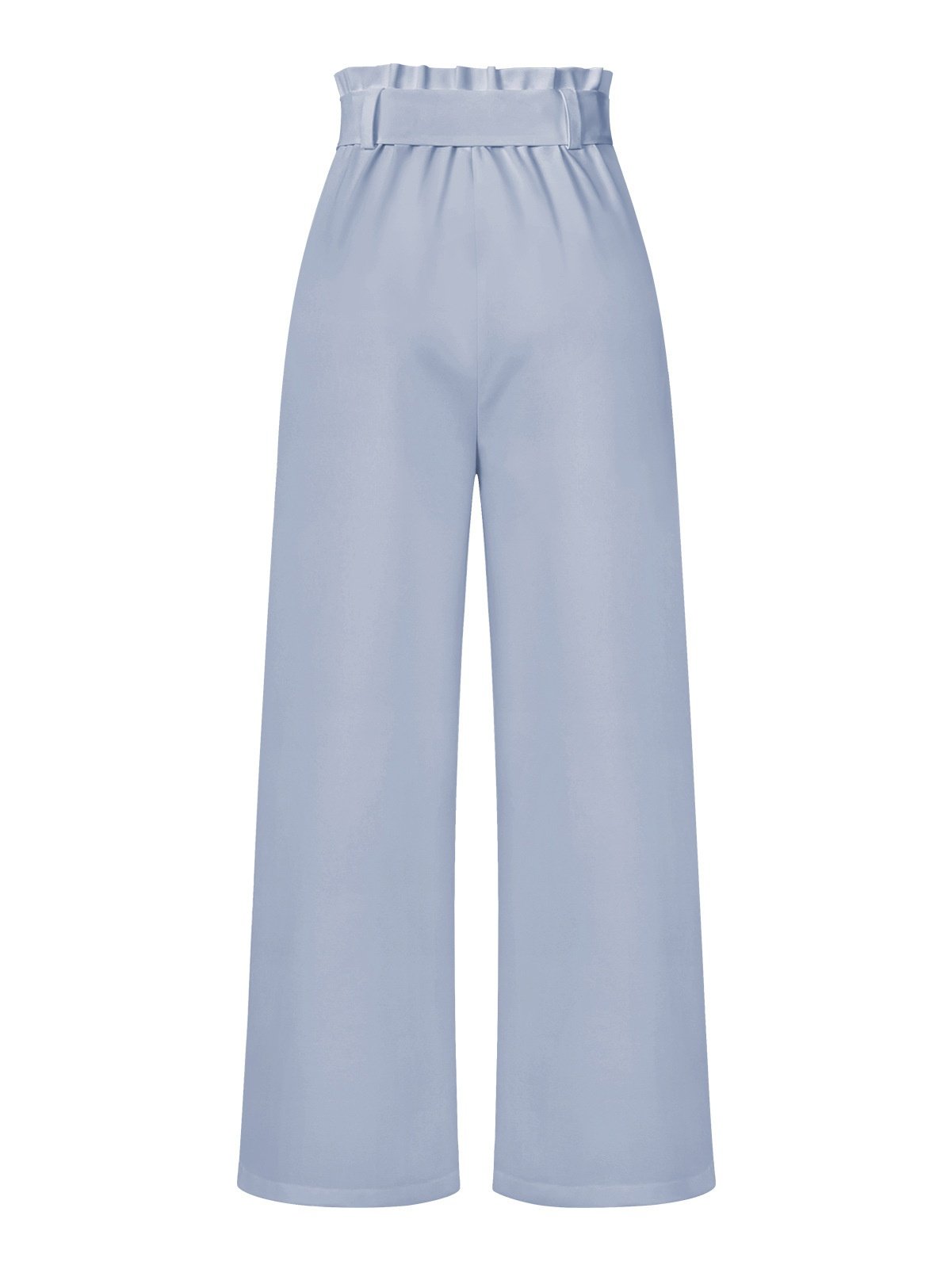 Damen Unifarben Lang Elastische Taille Hose Lässig Frühling/Herbst Hose