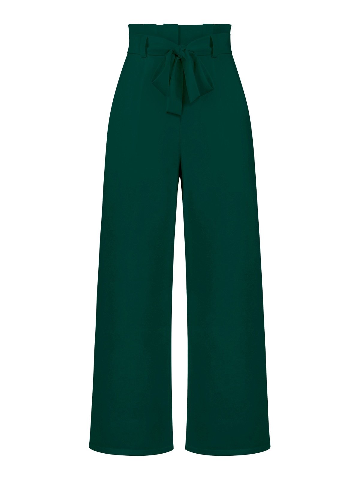 Damen Unifarben Lang Elastische Taille Hose Lässig Frühling/Herbst Hose