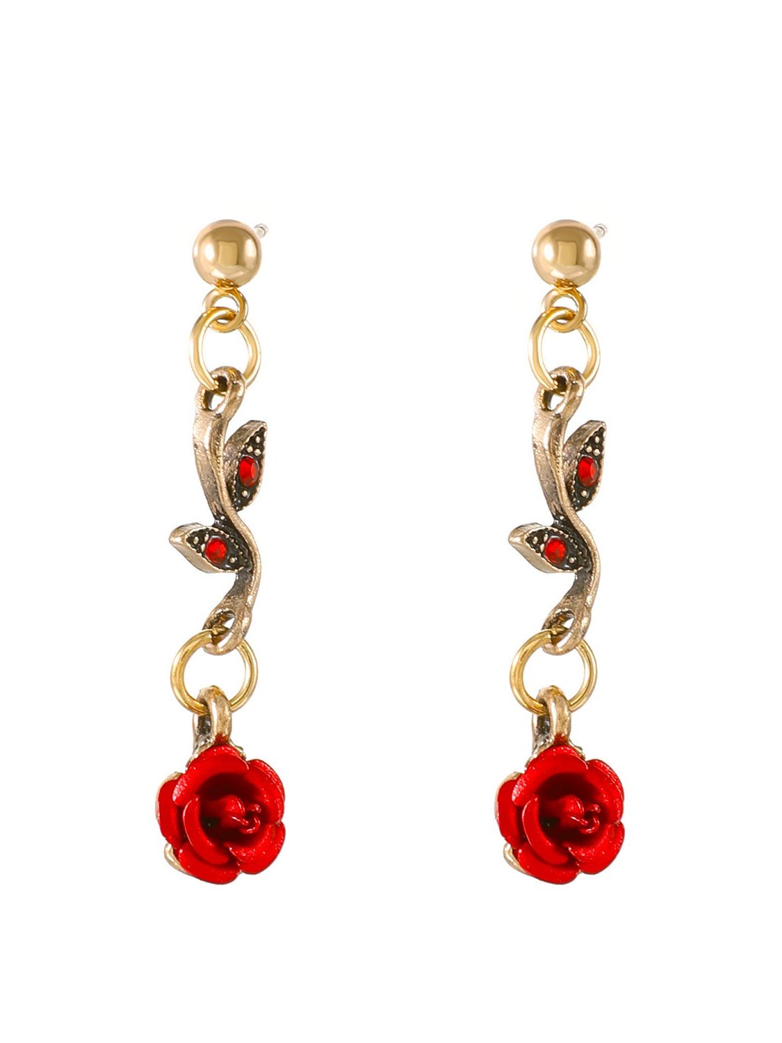 Französisch Retro Blume Schmuck Set romantisch Rosa Armband Nische Vielseitig hochwertig Halskette 3-teilig Set