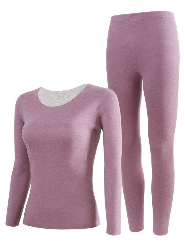 Damen Unifarben Zweiteiliges Set Täglich Langarm Lässig Frühling/Herbst Bluse mit Hose Matching Set