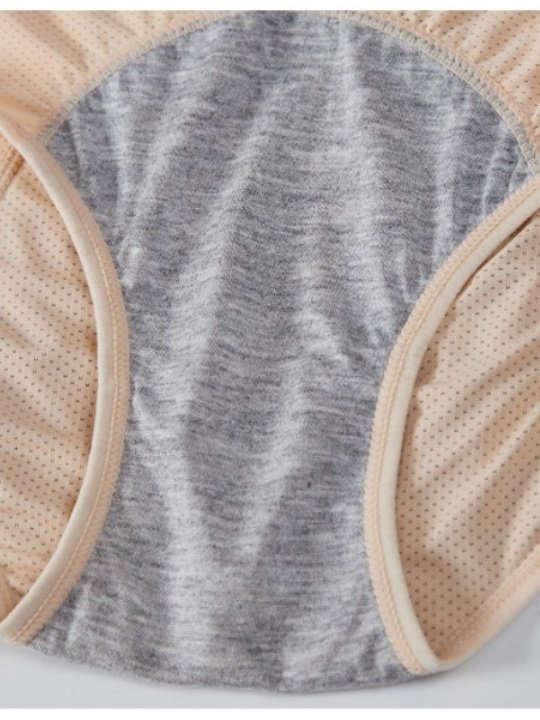 Unifarben Nahtverarbeitung Sport Menstruation Hose Besondere Sanitär Hose Übergröße Hohe Taille Bequem Menstruation Slips Höschen