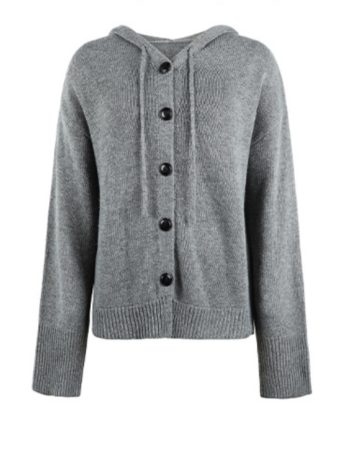 Damen Unifarben Frühling/Herbst Aufdecken Retro Nahtverarbeitung Leicht Strickjacke