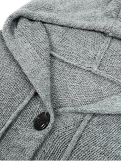 Damen Unifarben Frühling/Herbst Aufdecken Retro Nahtverarbeitung Leicht Strickjacke