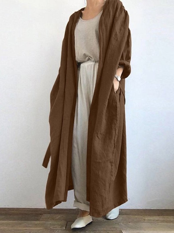 Damen Unifarben Frühling/Herbst Aufdecken Retro Nahtverarbeitung Leicht Strickjacke