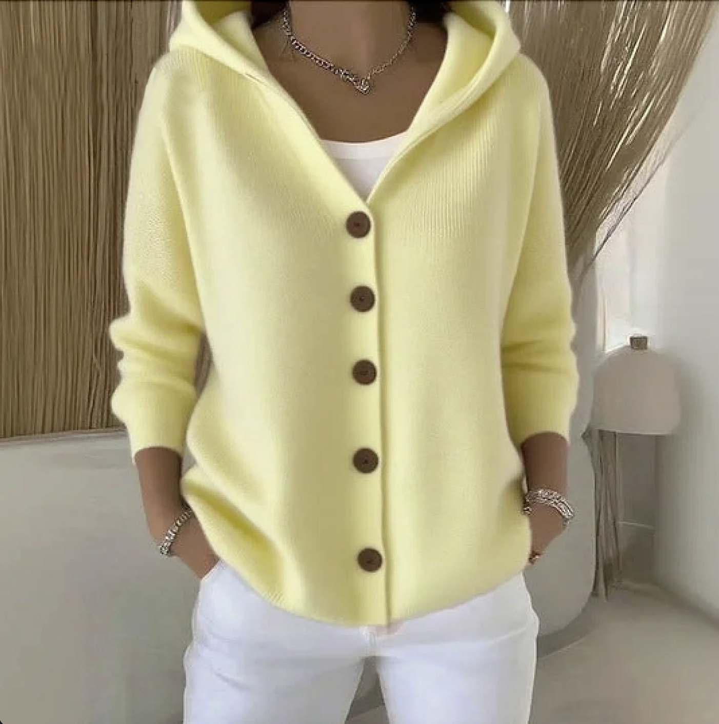 Damen Geblümt Langarm Kapuze Lässig Frühling/Herbst Strickjacke Oberbekleidung
