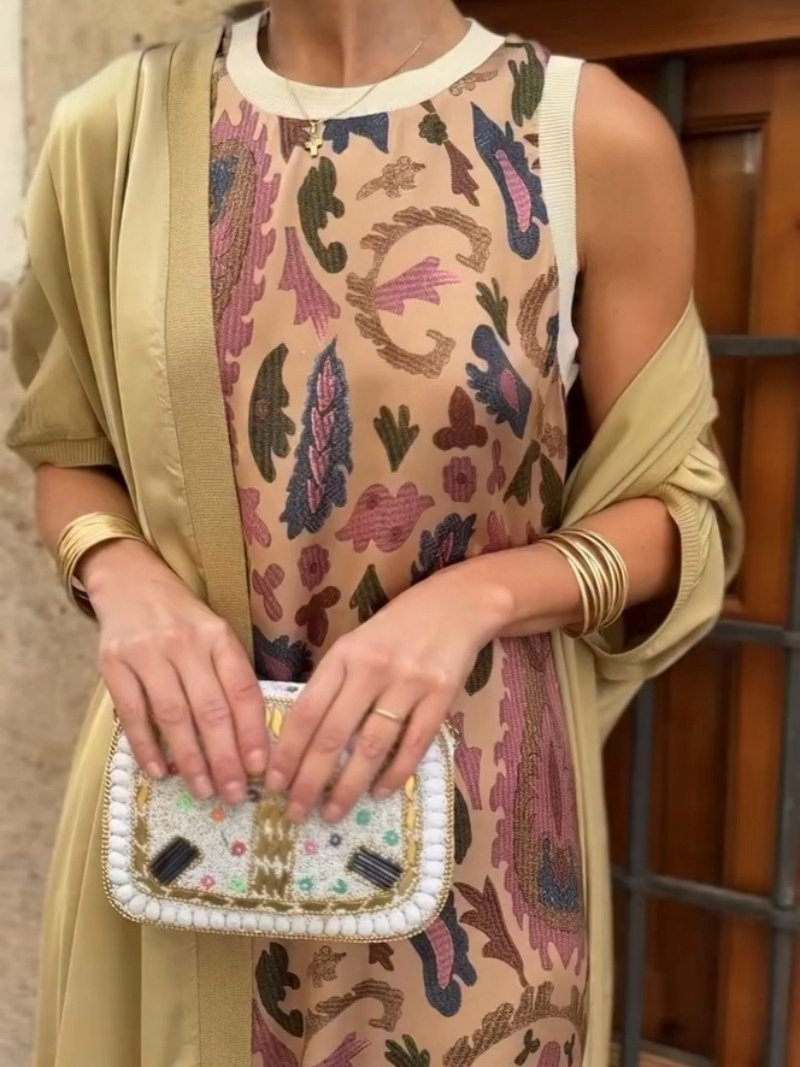 Damen Gestreift Print Zweiteiliges Set Täglich Langarm Retro Frühling/Herbst Mantel mit Rock Matching Set