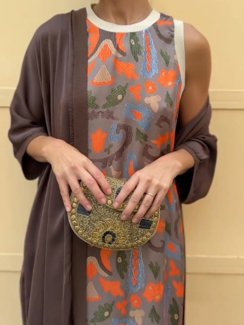 Damen Gestreift Print Zweiteiliges Set Täglich Langarm Retro Frühling/Herbst Mantel mit Rock Matching Set