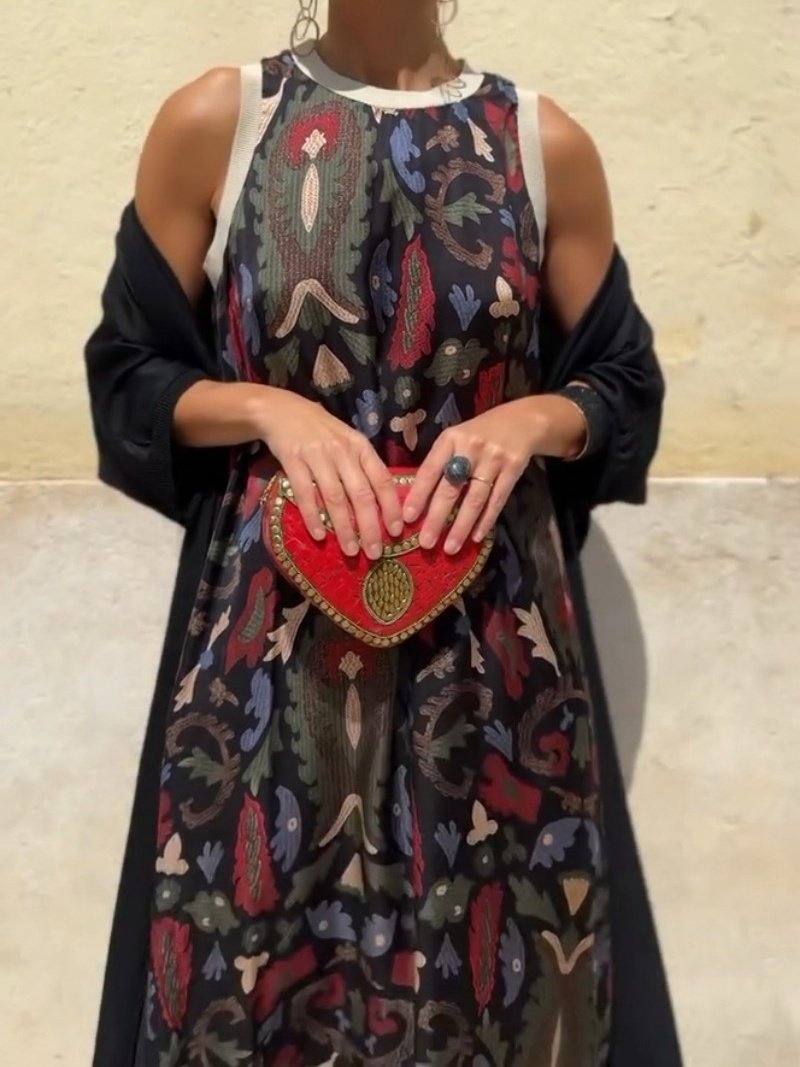 Damen Gestreift Print Zweiteiliges Set Täglich Langarm Retro Frühling/Herbst Mantel mit Rock Matching Set