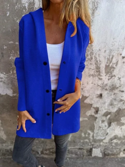 Damen Frühling/Herbst Oberbekleidung Retro Nahtverarbeitung Unifarben Langarm Stehkragen Jacke