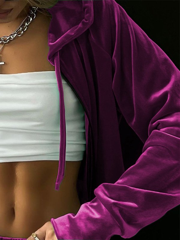 Damen Unifarben Nahtverarbeitung Zweiteiliges Set Täglich Langarm Lässig Frühling/Herbst Bluse mit Hose Matching Set