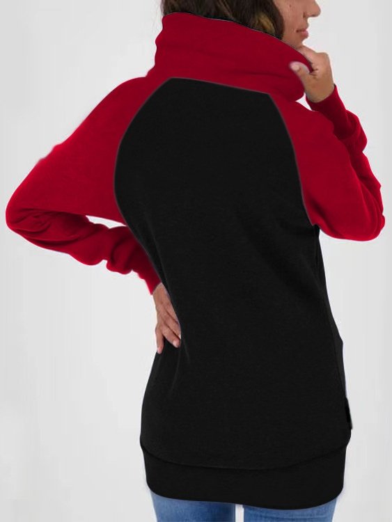 Damen Frühling/Herbst Oberbekleidung Retro Nahtverarbeitung Unifarben Langarm Stehkragen Jacke