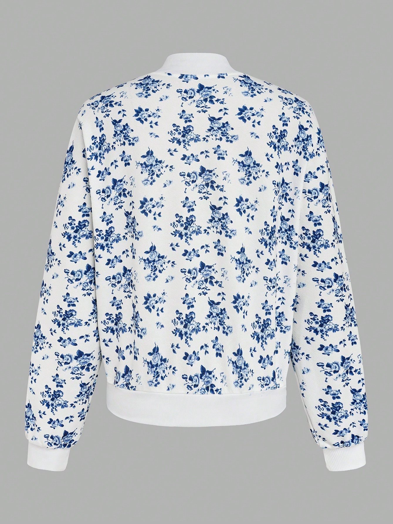 Damen Frühling/Herbst Oberbekleidung Retro Print Geblümt Langarm Jacke