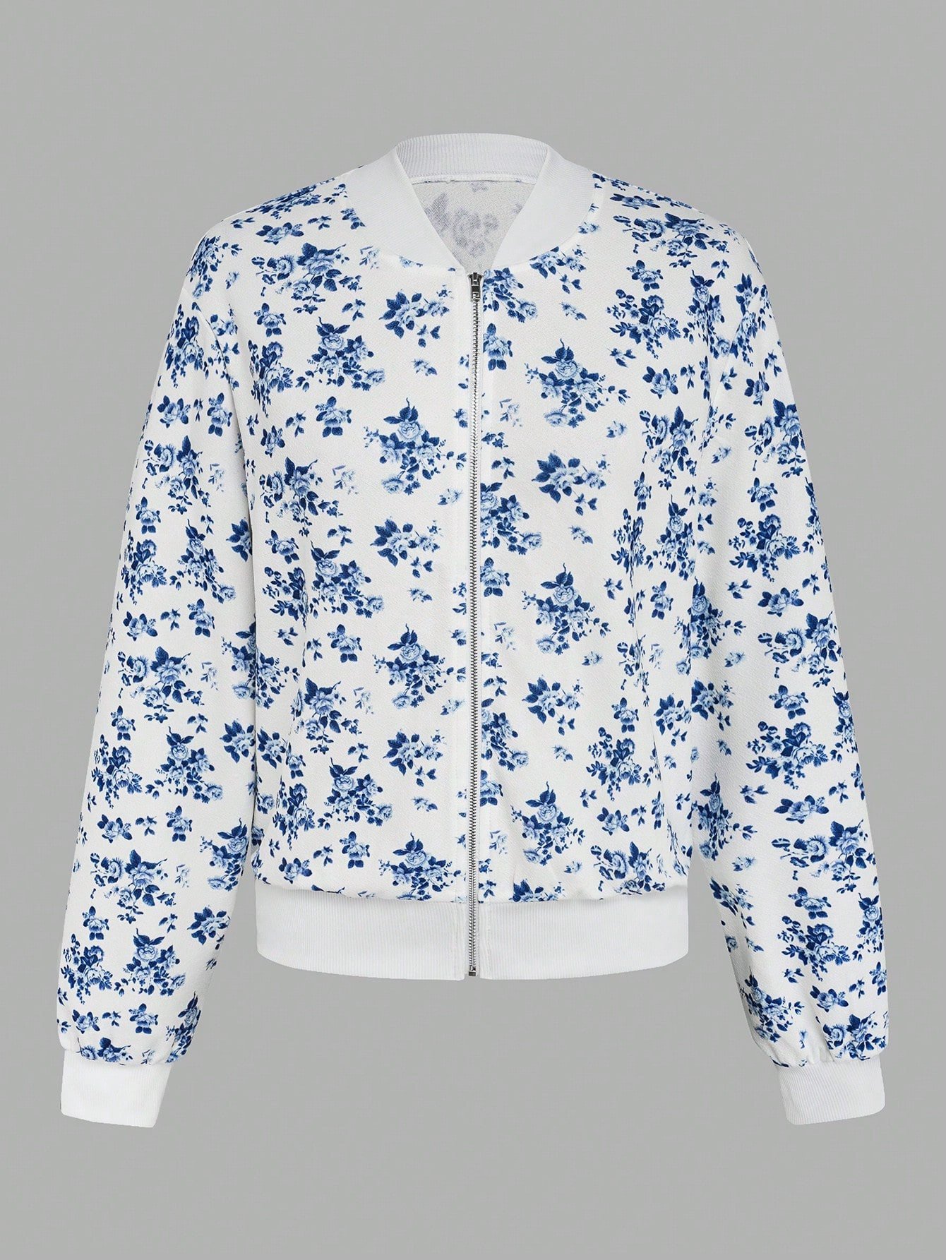 Damen Frühling/Herbst Oberbekleidung Retro Print Geblümt Langarm Jacke