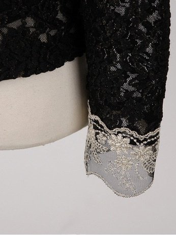 Damen Geblümt Langarm T-Shirts T-Shirt Stehkragen Perlen Retro Frühling/Herbst Oberteile