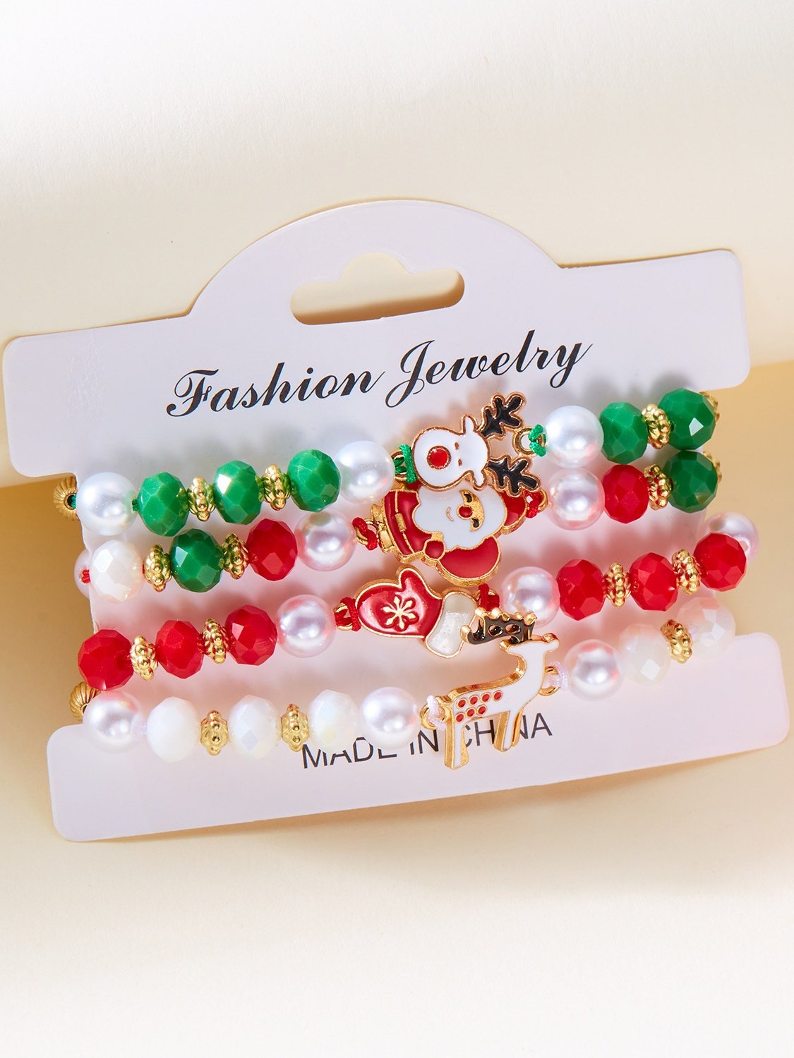 Weihnachten Polymer Ton Armband Weihnachten Bunt Weihnachtsmann Schneeflocke Schneemann Armband Weihnachten Armband Set