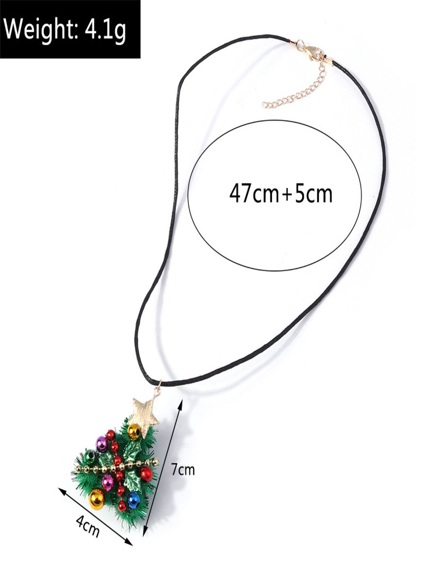 Weihnachten Bunt DIY Schmuck Weihnachtsbaum Glocke Elch Ohrringe Persönlichkeit Felt Ohrringe