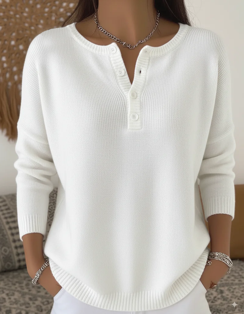 Damen Unifarben Print Frühling/Herbst Lässig Langarm Rundhals Pullover