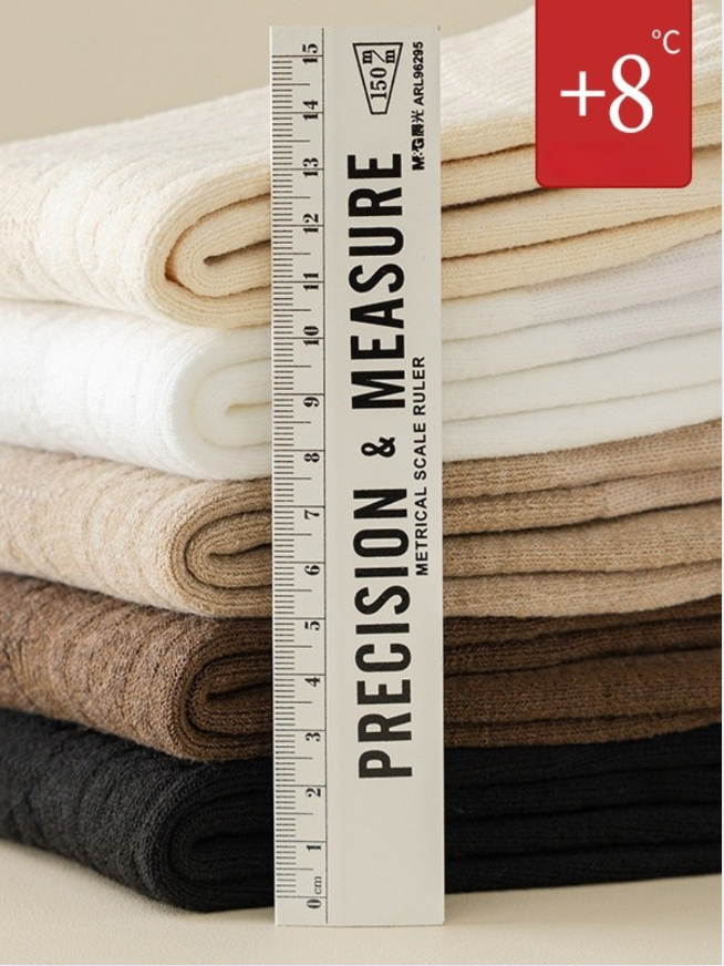 Plüsch und Dick Handtuch Socken Verdrehte Herbst und Winter Stil Mittelrohr Socken Damen Lang Socken Dick Socken Winter Warm Damen Socken