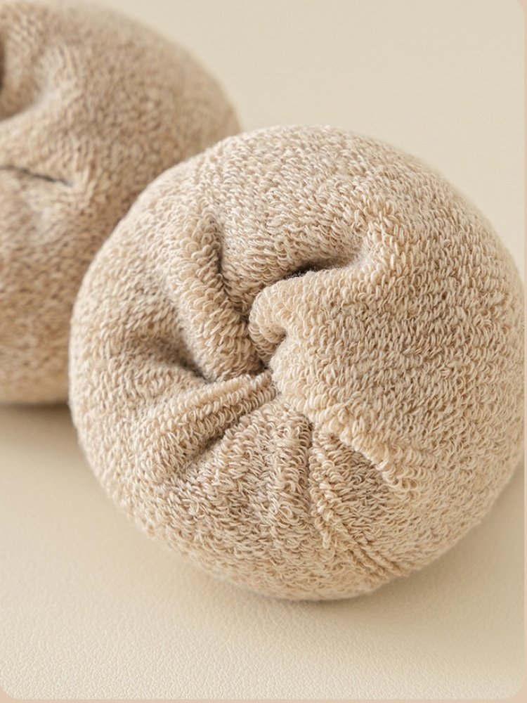 Plüsch und Dick Handtuch Socken Verdrehte Herbst und Winter Stil Mittelrohr Socken Damen Lang Socken Dick Socken Winter Warm Damen Socken