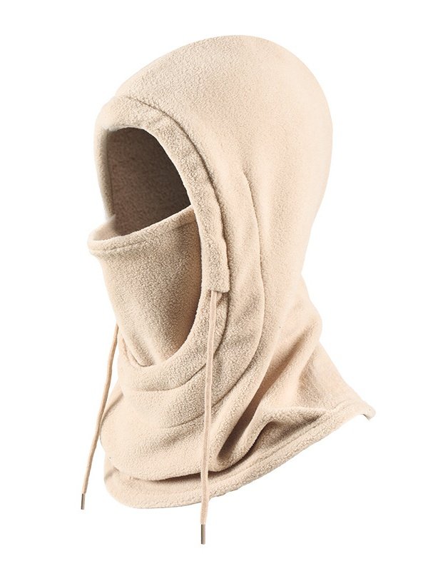 Winter Outdoor Radfahren Hut Skifahren Winddicht Kältebeständig Warm Plus Samt Dick Kragen Schutz Polar Vlies Maske