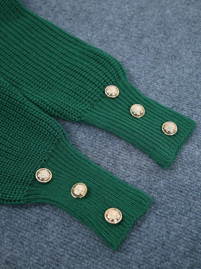 Damen Unifarben Nahtverarbeitung Winter Straße Langarm V-Ausschnitt Pullover