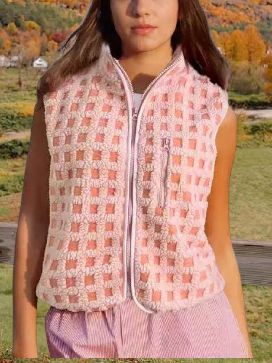 Polyester Baumwolle Straße Mock Neck Regelmäßige Passform Tanktop