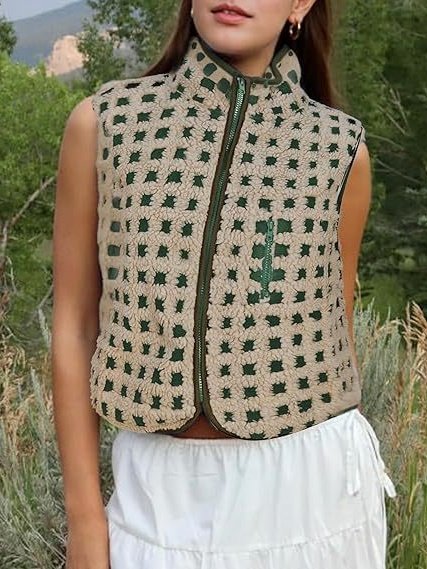 Polyester Baumwolle Straße Mock Neck Regelmäßige Passform Tanktop