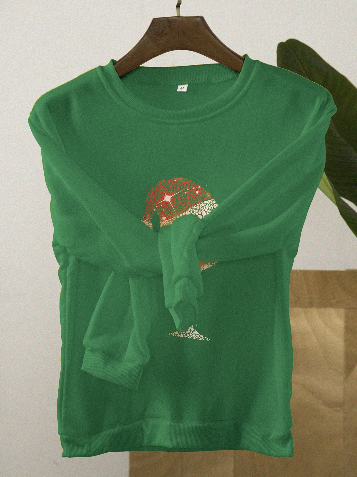 Rundhals Weihnachten Sweatshirts mit Print