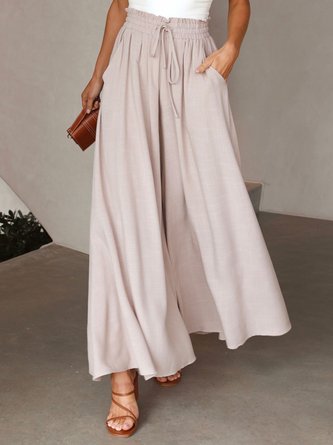 Hose mit elegantem weitem Bein
