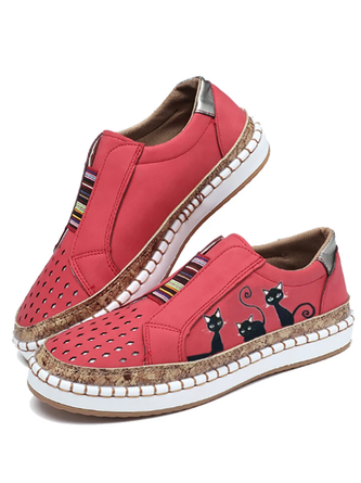 Halloween Katze Bequem Weich Sohle Leicht Atmungsaktiv Schuhe