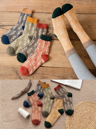 Weihnachten Warm Wollgemisch Socken