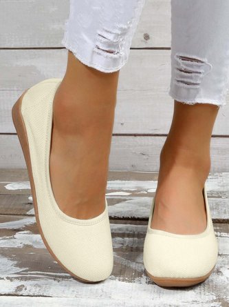 Damen minimalistisch Lässig Flache Schuhe