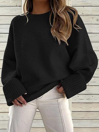 Weit Lässig Pullover