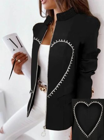 Weit Lässig Herz/Herz Blazer