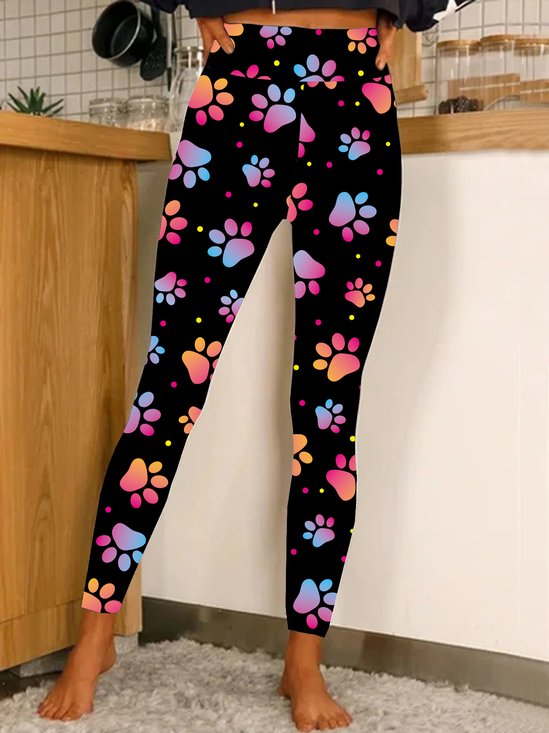 Damen Abstrakt Lässig Alle Jahreszeiten Lang Leggings