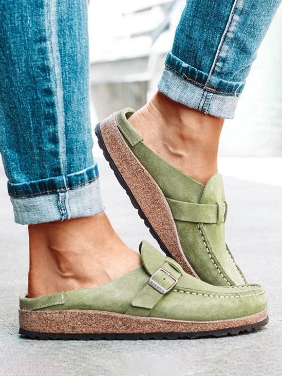 Damen Lässige Bequeme  Slip-On Sandale
