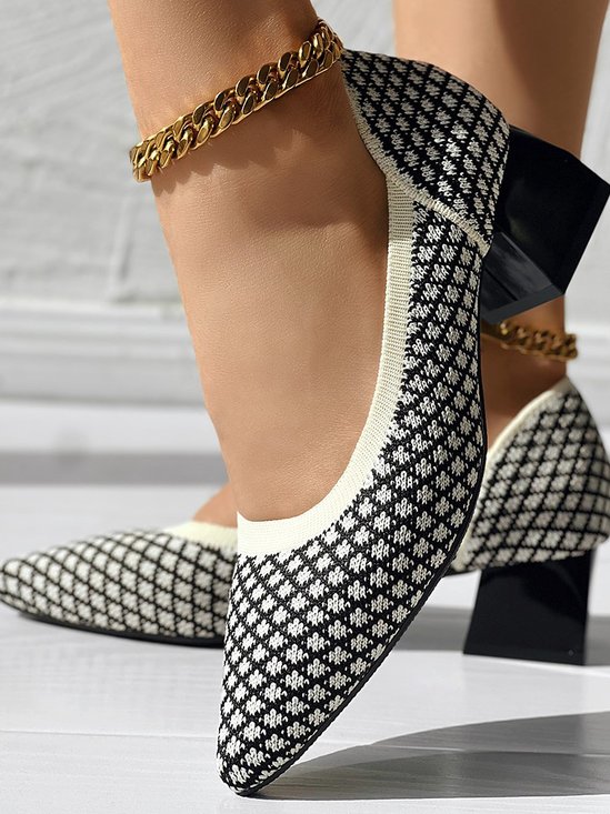 Alle Jahreszeiten Lässig Unifarben Textil Flache Schuhe