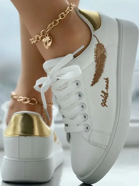 Abstrakt Dicker Boden Skate-Schuhe
