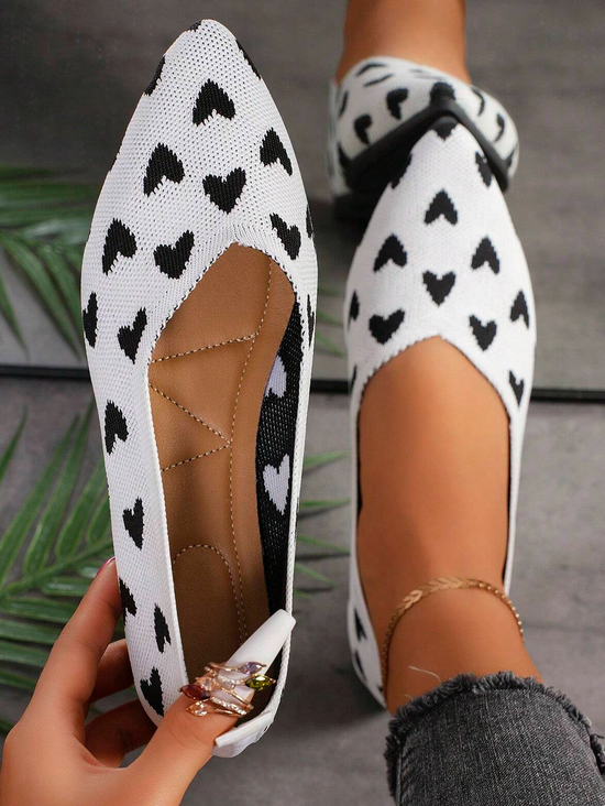 Alle Jahreszeiten Lässig Textil Flache Schuhe